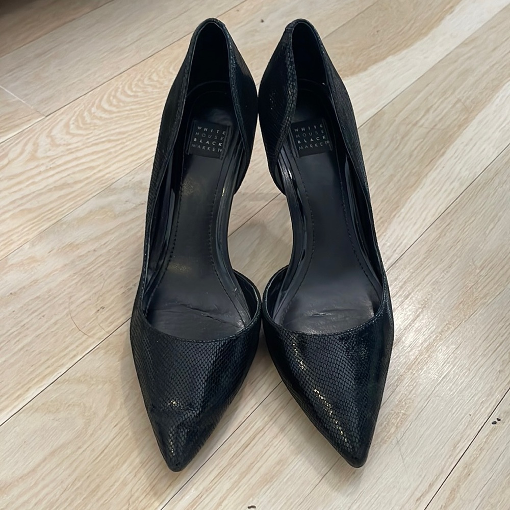 WHBH Black D’Orsay 2” Heels